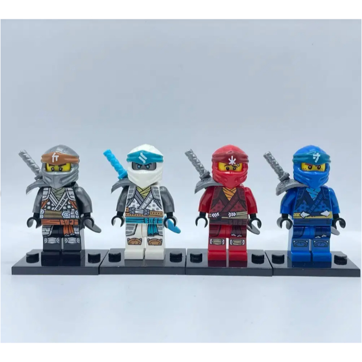 Minifigures ninjago amor đồ chơi lắp ráp ninja loyd kai zane cole jay