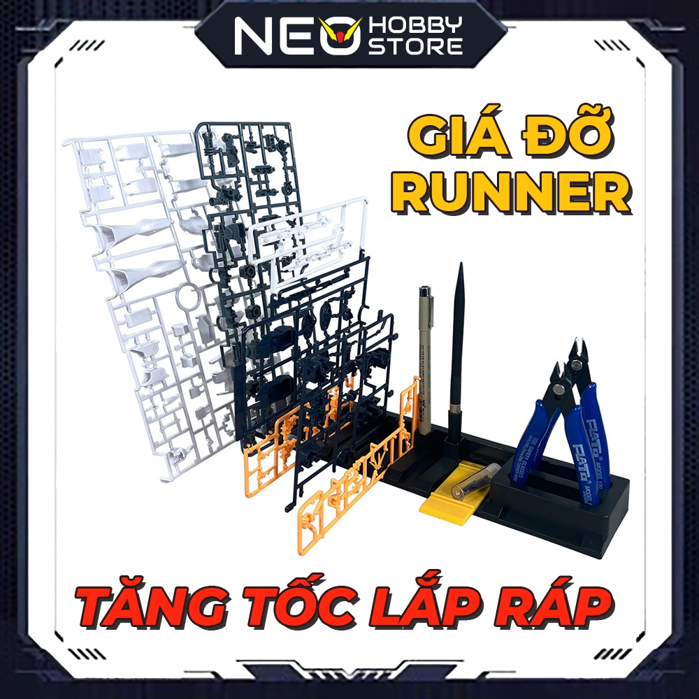 Giá Đỡ Runner Khay Xếp Part Hỗ Trợ Lắp Ráp Gundam Gunpla Model Kit Chuyên Nghiệp Tăng Tốc Độ - Khay 