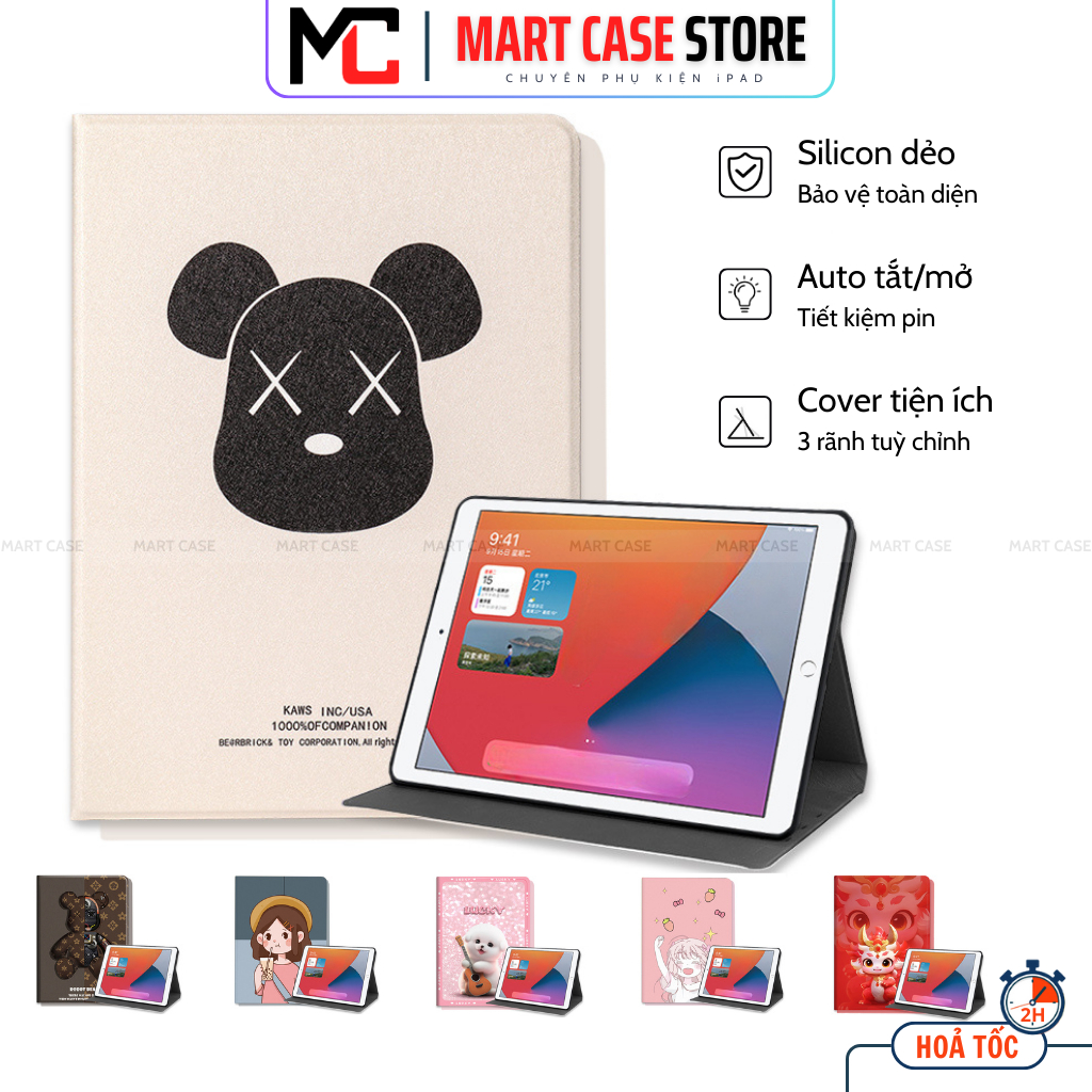 Ốp iPad Air 4 / Air 5 / Air 11-inch M2 M3 – Silicon 39 Mẫu Cute – Giá Thanh Lý