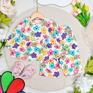  ĐỒ BỘ BÉ GÁI  17kg-40kg  set bộ tole tay dài quần dài FORM BABYDOLL - vải loại 1  FREESHIP  