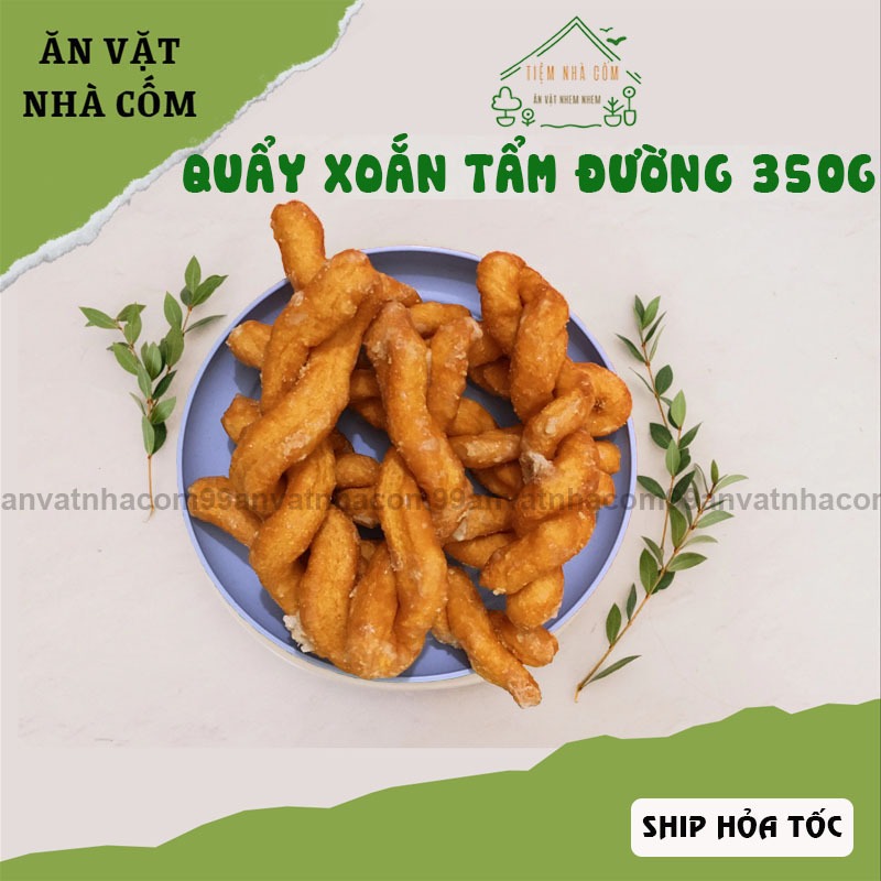 Quẩy xoắn thừng, loại ngon, quẩy đường, loại to, giòn xốp - Ăn vặt nhà Cốm