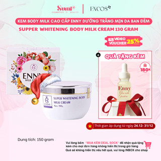  Kem Body Milk Dưỡng Trắng Da Chống Nắng Nâng Tone ENNY Cao Cấp 150Gram 