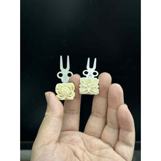 Xiên hoa quả đẹp bằng xương cho lồng khuyên , hút mật, sâu, ốc mít đục thủ công bằng tay 100%