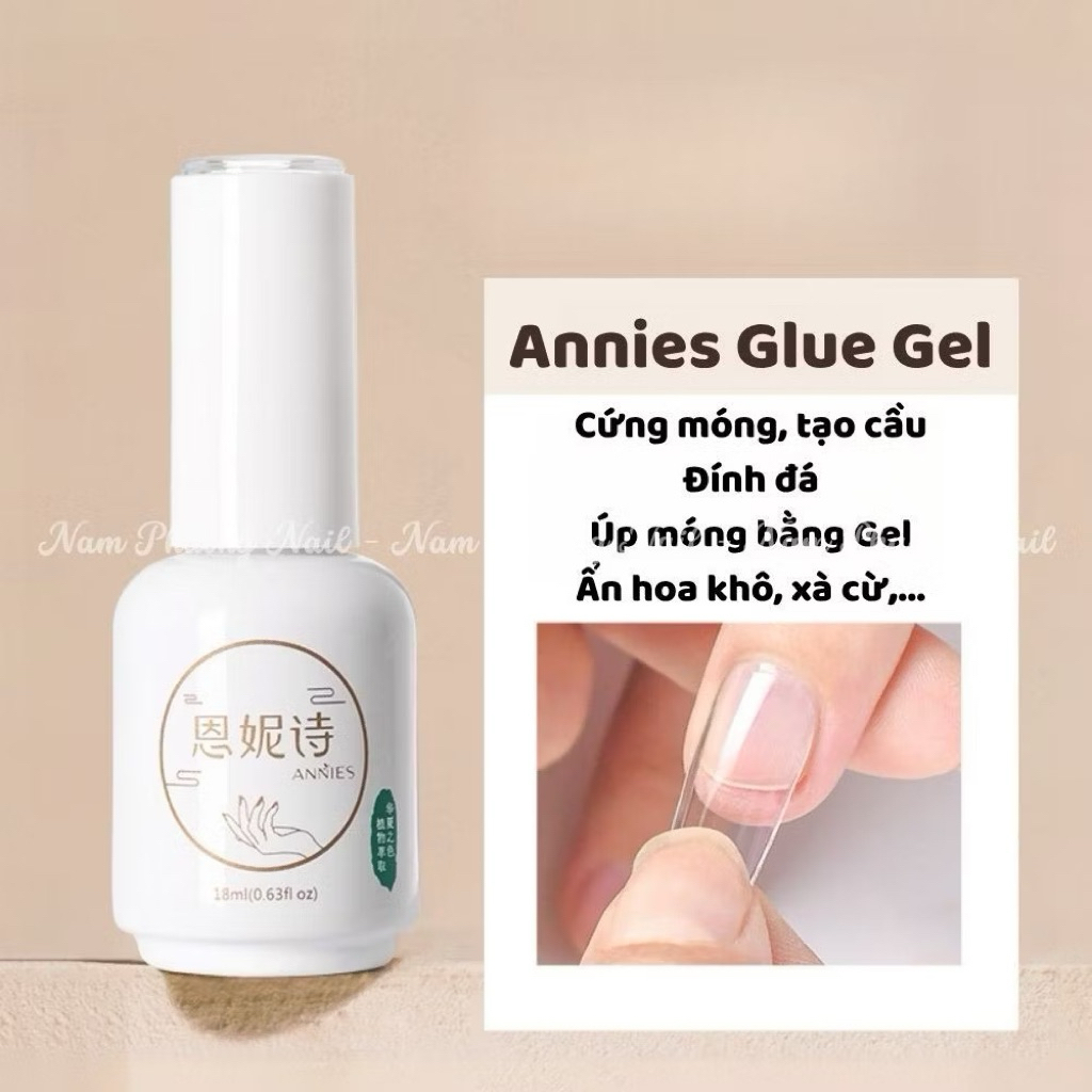 Gel 6in1 annies chính hãng siêu cứng-tạo cầu móng, cứng móng