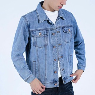  Áo Sơ Mi Jean Nam Cao Cấp Vải Dày Dặn Phong Cách Unisex Chống Nắng Dễ Mặc Đi Chơi Đi Làm Thoải Mái 1127 