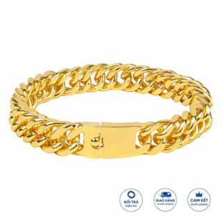  Lắc Tay Titan Vàng Bản To 12 Ly Cá Tính Mạnh Mẽ LACTAYVANG2 