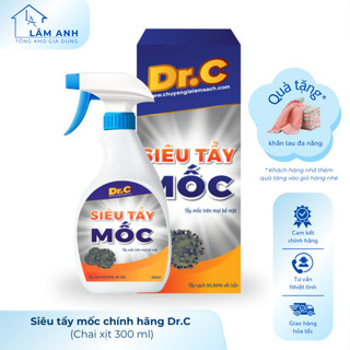 [TẶNG QUÀ OĐ] Siêu tẩy mốc chính hãng Dr.C tẩy mốc trên mọi bề mặt áo quần màu trắng, sàn nhà, tường, gỗ, tẩy giày dép