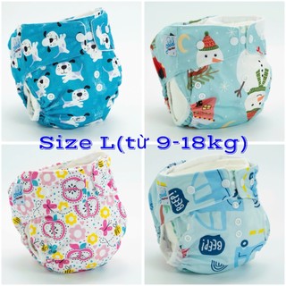 Bộ bỉm vải Goodmama chống tràn size L( gồm 1 vỏ và 1 lót)- cam kết hàng chính hãng Goodmama