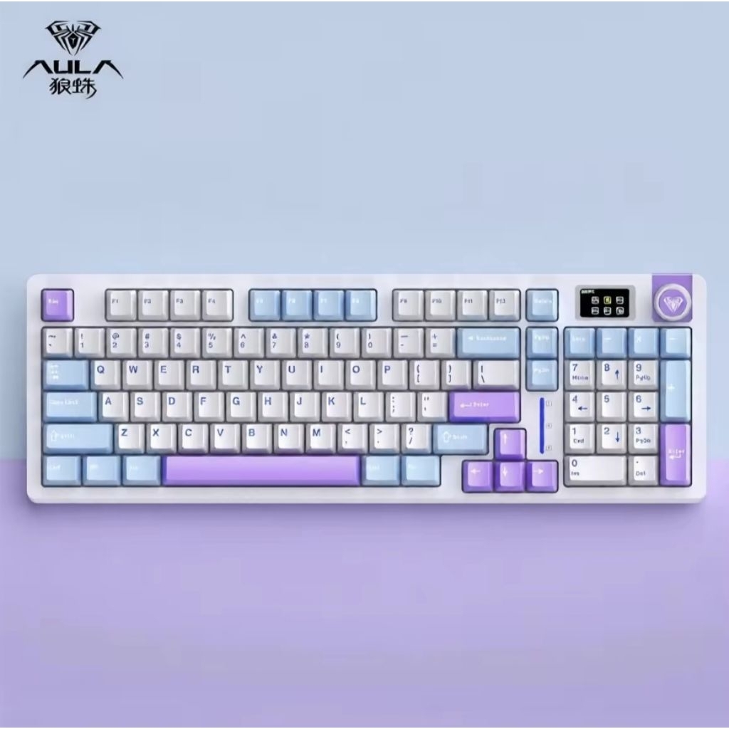 Bàn phím cơ AULA F108 Pro 3 chế độ, hotswap