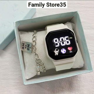 Đồng hồ Led kỹ thuật số nam và nữ, Đồng hồ phát sáng chống nước phong cách trẻ trung