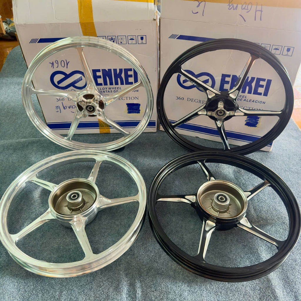 Mâm 5 Cây CNC Sirius,Wave s110 ,Fuled ( mẫu CNC Đã phủ keo Bóng sẵn)lưu ý( trước thắng đĩa + sau Thắ