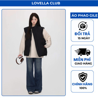  Áo Phao Gile Nữ Dày Dặn Loại 1 Hot Trend 2025 Áo Khoác Phao Gile Nữ Phong Cách Hàn Quốc Lovella 