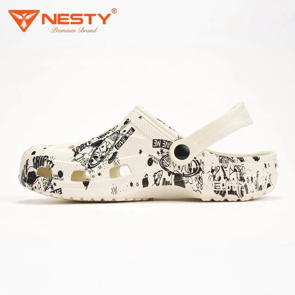 Dép Sục NESTY Họa Tiết Cá Tính Chất Liệu EVA Cao Cấp Siêu Nhẹ Đế Mềm 4cm NE50-9