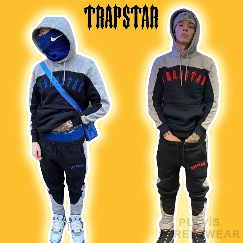 ⚡️[Hight Quality] - Bộ Quần Áo Thể Thao Trapstar Irongate Arch Panel Tracksuit 01, Set Quần áo hoodi