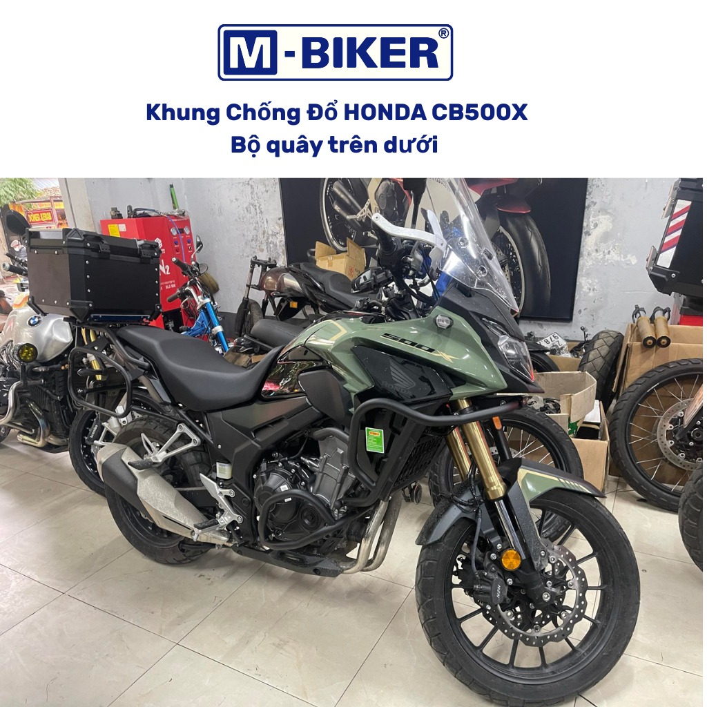 Khung chống đổ CB500X, chống đổ khung sườn, chống đổ lốc máy CB500X