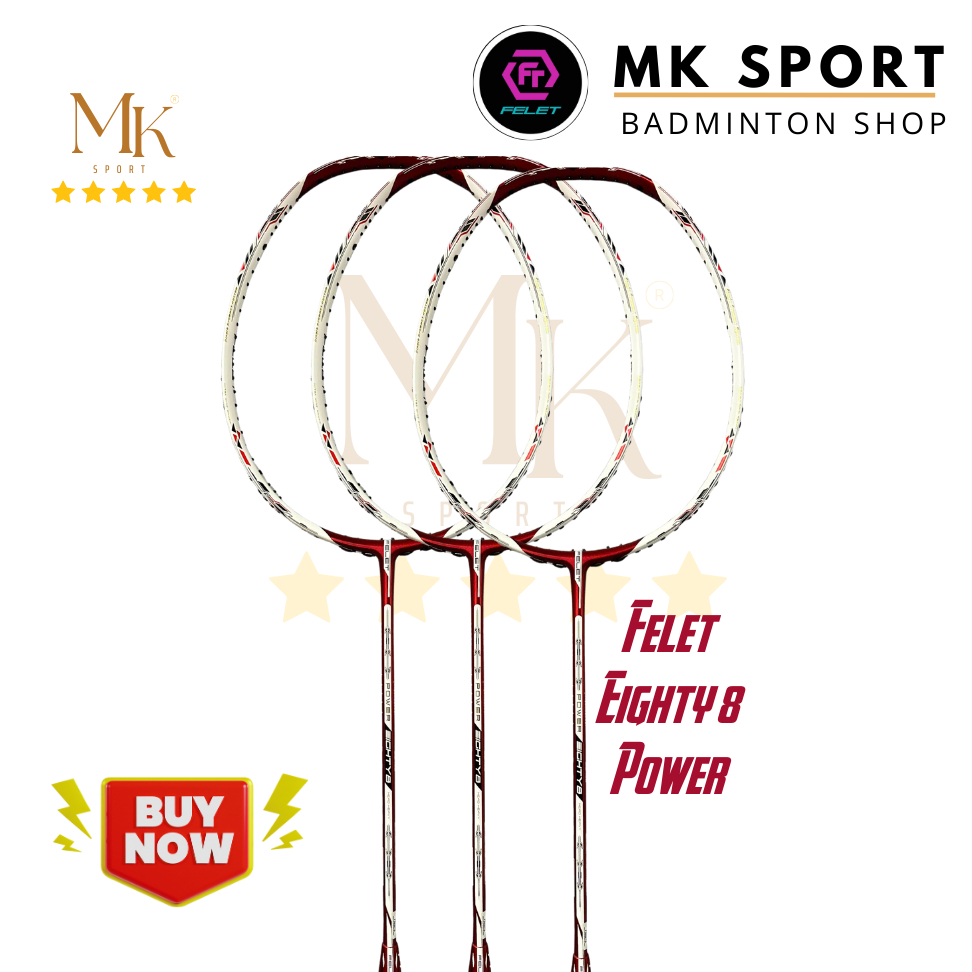 Vợt cầu lông Felet Eighty 8 Power tặng quấn cán, túi nhung