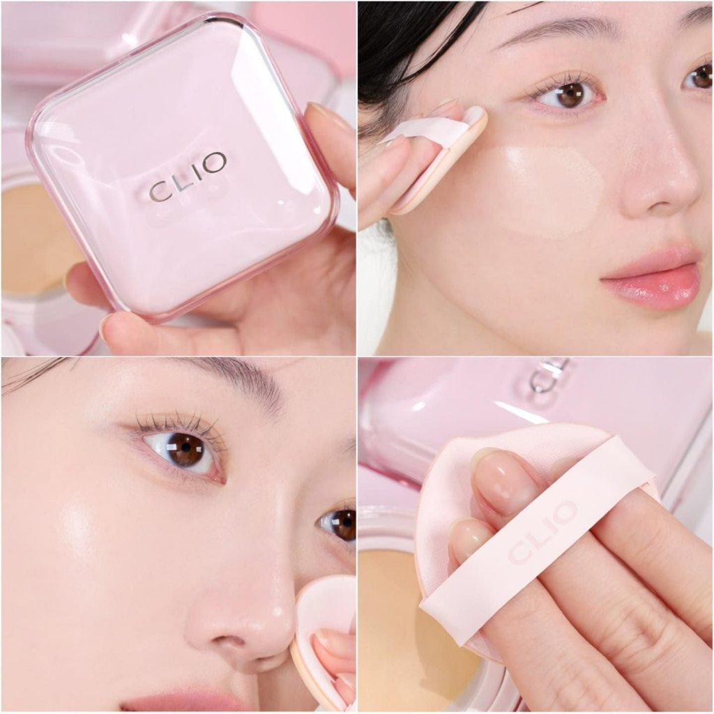 Clio Kill Cover Mesh Glow Essential Cushion – Cushion Glow Che Phủ Mỏng Nhẹ SPF50+ PA++++