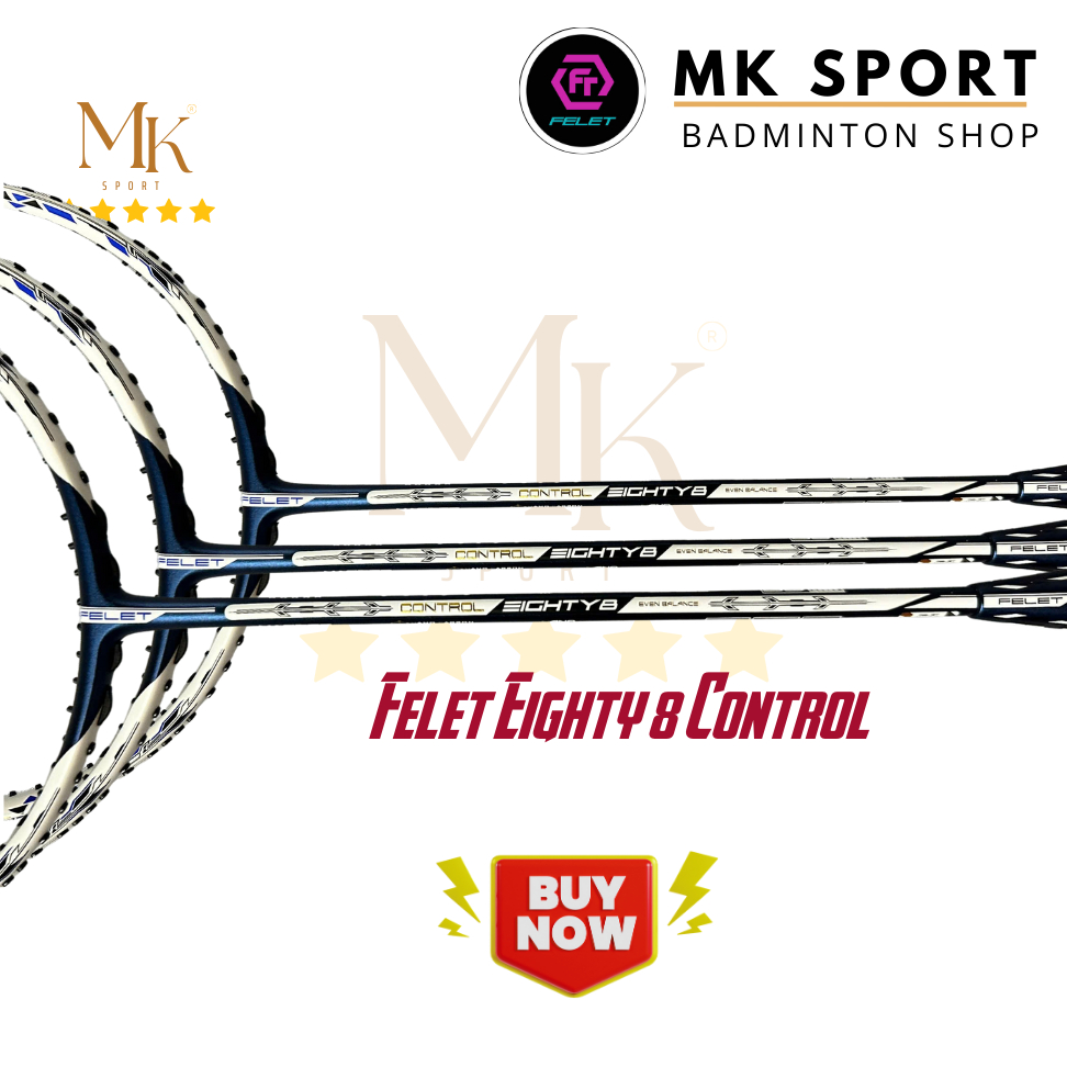 Vợt cầu lông Felet Eighty 8 Control tặng quấn cán, túi nhung