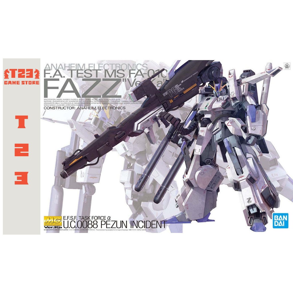 FA-010A FAZZ VER.KA - MG - 1/100 - MG FAZZ VER.KA - MÔ HÌNH GUNDAM CHÍNH HÃNG BANDAI