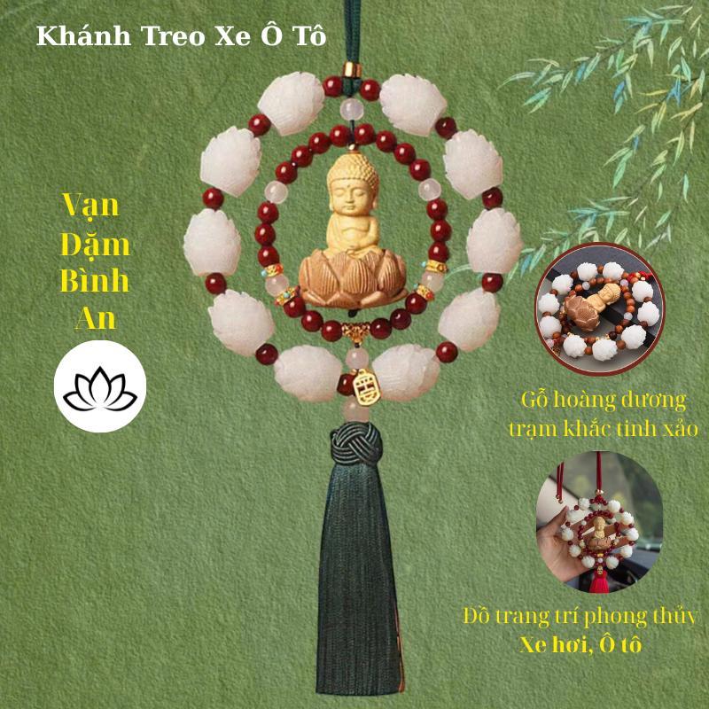 Khánh Phật 10 Liên Hoa Gỗ Hoàng Dương