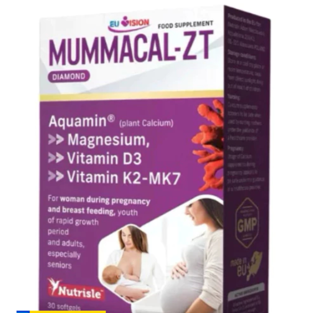 Mummacal - ZT Diamond bổ sung canxi và VitaminD cho phụ nữ có thai và cho con bú,giảm nguy cơ loãng 