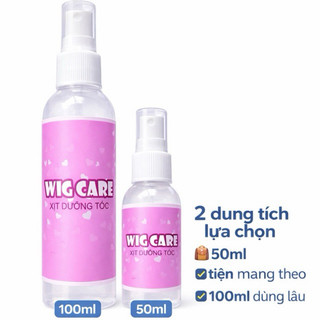 Combo 50-100 Chai Xịt Dưỡng Tóc Giả Wig Care – Dưỡng Mềm, Chống Xù – Dùng Cho Tóc Giả, Tóc Nối (50ML–100ML)