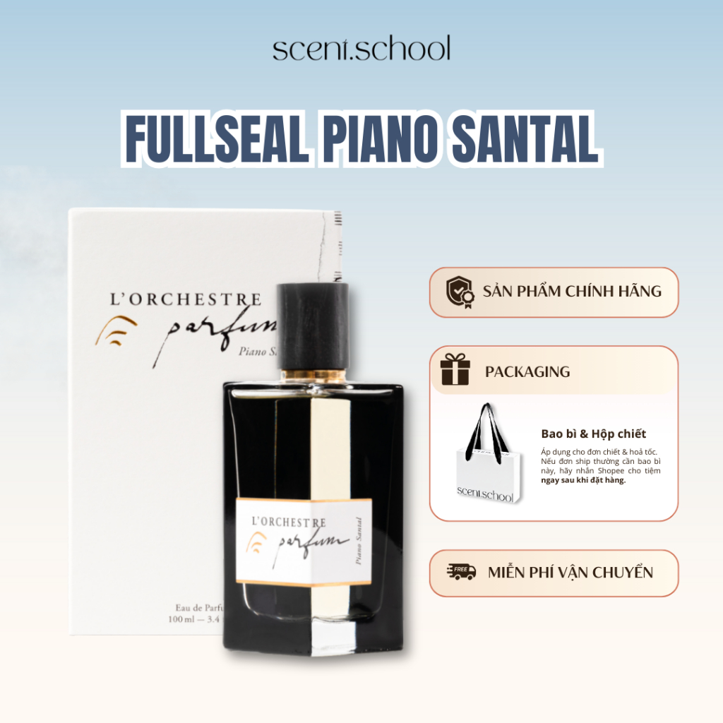 Nước hoa Fullseal Piano Santal | Nước hoa Unisex | Scent.school Perfume