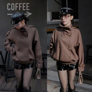  Áo Kaki Dài Tay Bo Eo Cá Tính Màu Nâu,ANNASTORE Cao Cấp Đẹp Quyến Rũ ,Sang Trọng 