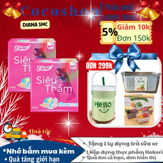    LỐC 4 GÓI  Băng vệ sinh Diana siêu thấm siêu mỏng cánh 20M 
