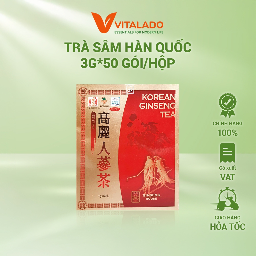[3/2028 NK] Trà Sâm Hàn Quốc Korean Ginseng Tea