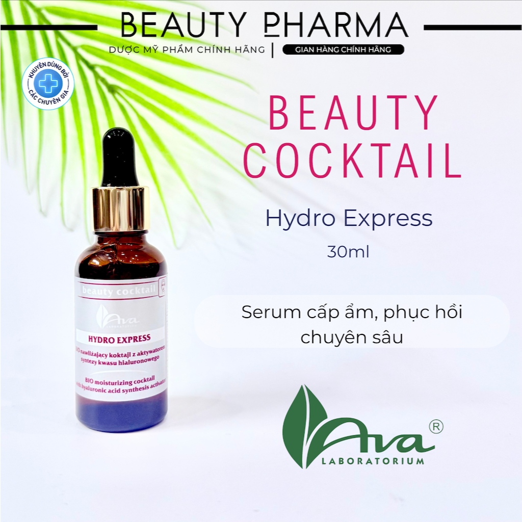 [DATE MỚI-CHÍNH HÃNG] AVA LABORATORIUM HYDRO EXPRESS - Serum dưỡng ẩm, tái tạo, làm dịu da sau can t