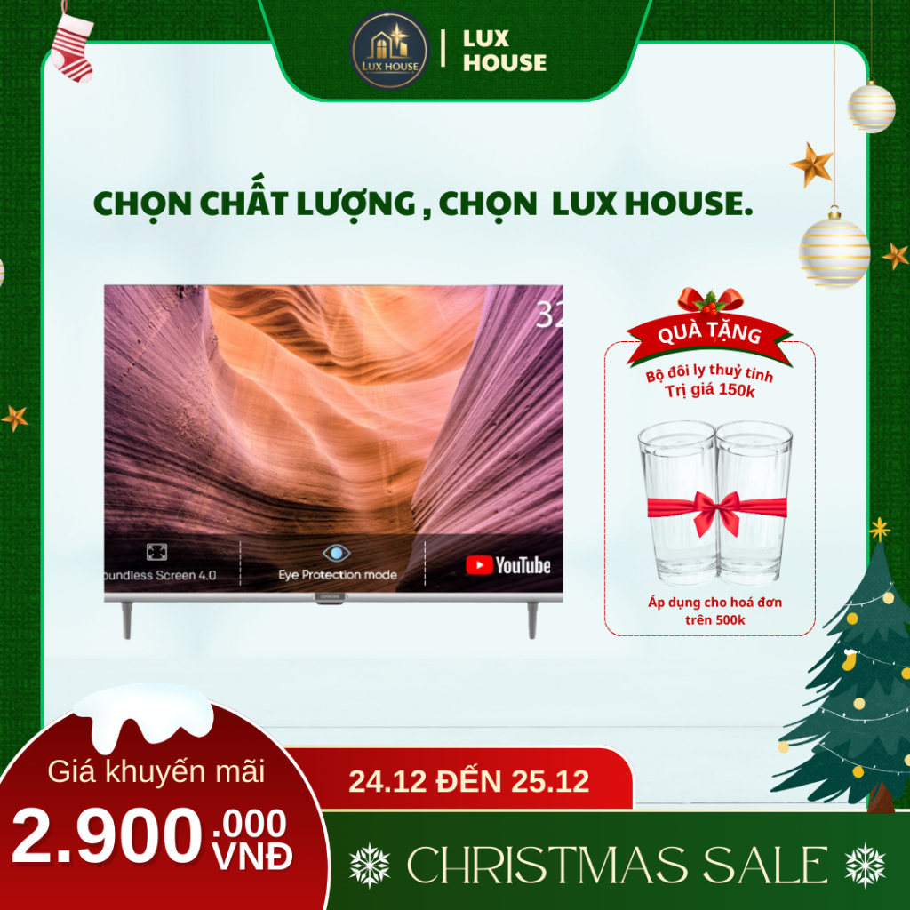 Smart Tivi HD Coocaa 32 Inch 32S3U