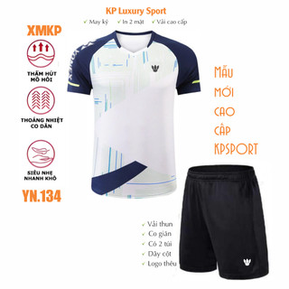  Áo Cầu lông Pickleball Bóng chuyền Bóng bàn Nam Nữ chơi thể thao co giãn thấm hút mẫu mới vải cao cấp  YN134  
