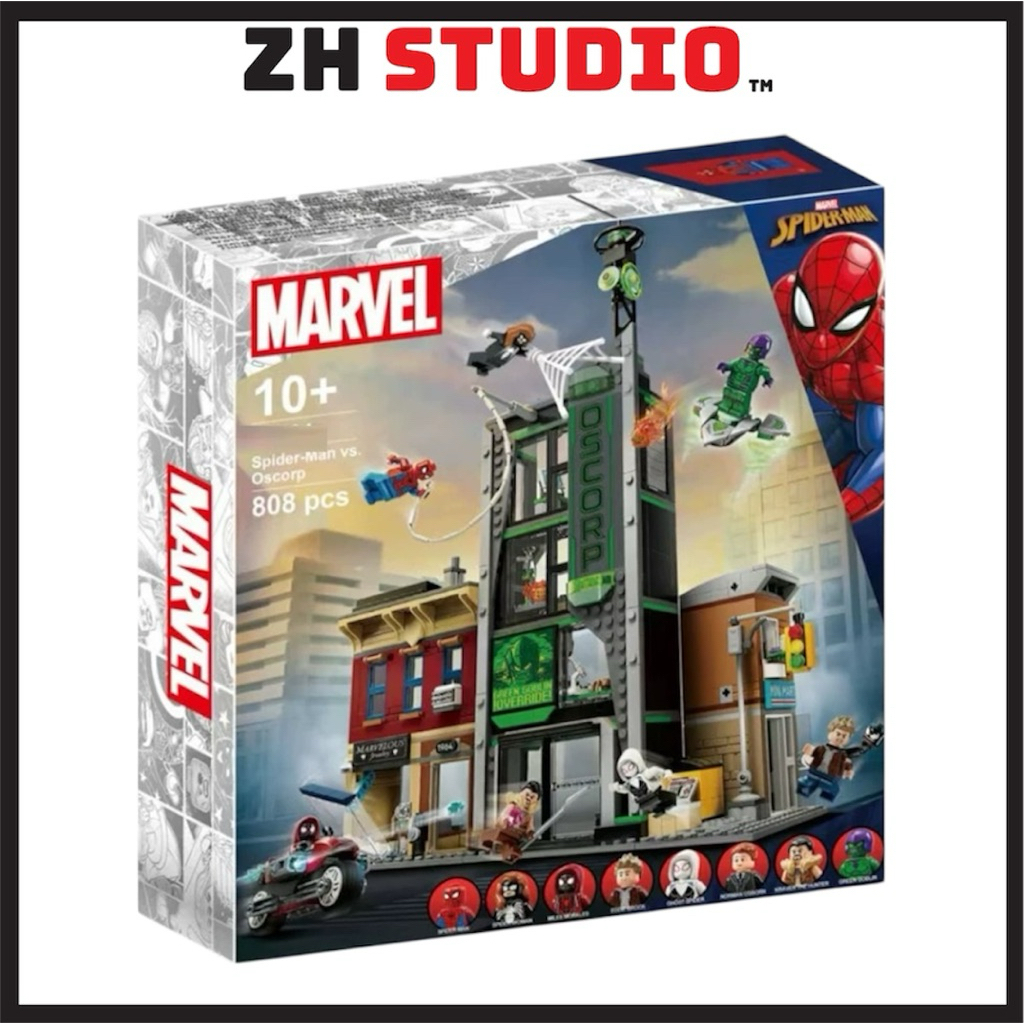 Đồ Chơi Lắp Ráp Spider Man vs Oscorp 76324