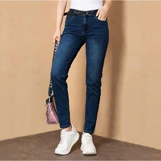  Quần Jean Nữ Ống Đứng Hơi Ôm Fujiwa'Style  - OM. Co Giãn Tốt. Lưng Cao Ngang Rốn. Size Từ 42-70kg 