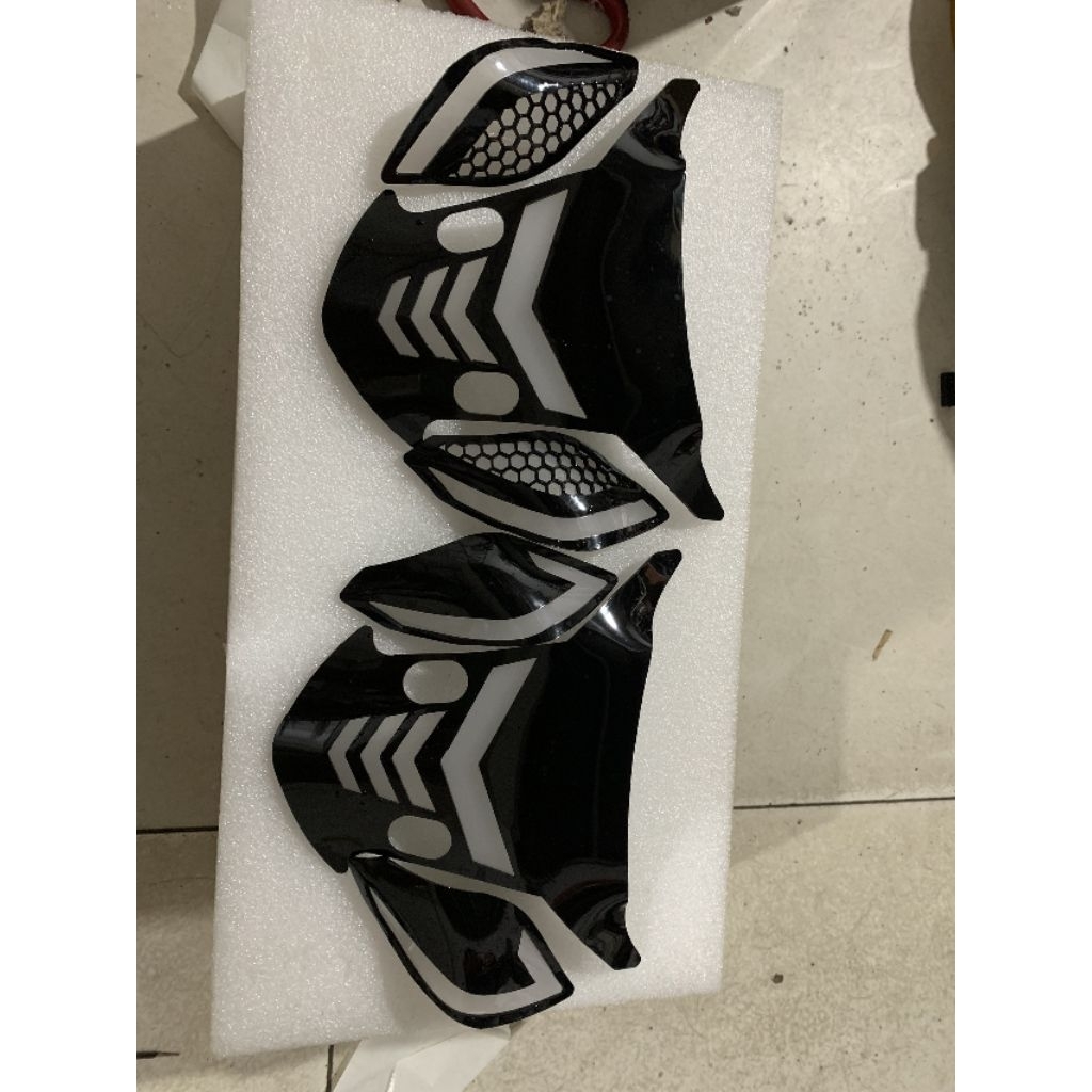 Combo 3 Miếng Phôi MêCa Hậu Audi Xe Wave 110 Đã uốn Theo Choá