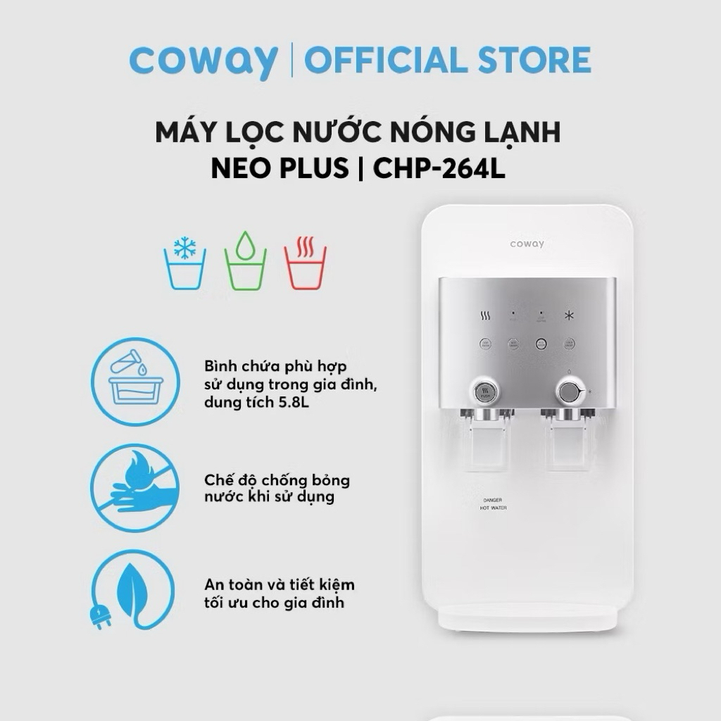 [Coway] Máy lọc nước Neo plus CHP-264L