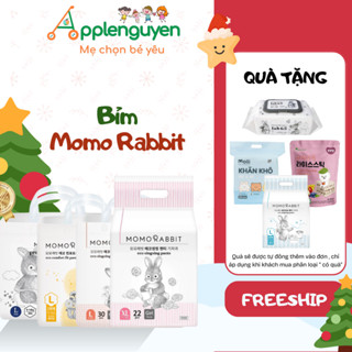  Bỉm Dán Quần Momo Rabbit Classic Bé Trai Bé Gái Đêm EcoFit Size NB42 S36 M32 L28 XL22 XXL18I Applenguyen94 