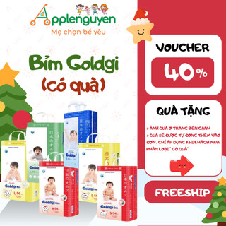  Bỉm Dán Quần Goldgi Tiêu chuẩn X5 Eco Size NB86 S76 M66 L48 M60 XL44 XXL32 | Applenguyen94 