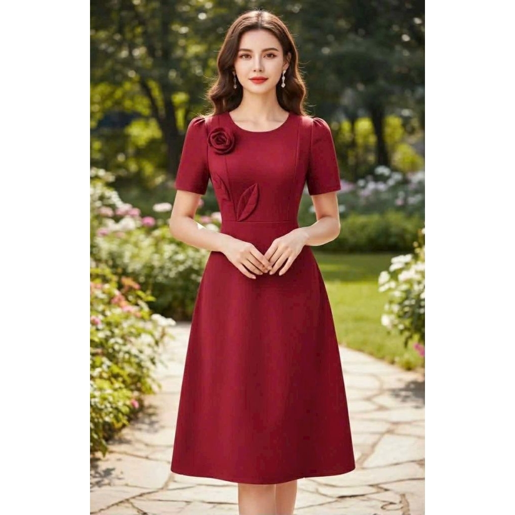 Đầm xòe tiệc, công sở cao cấp đủ size