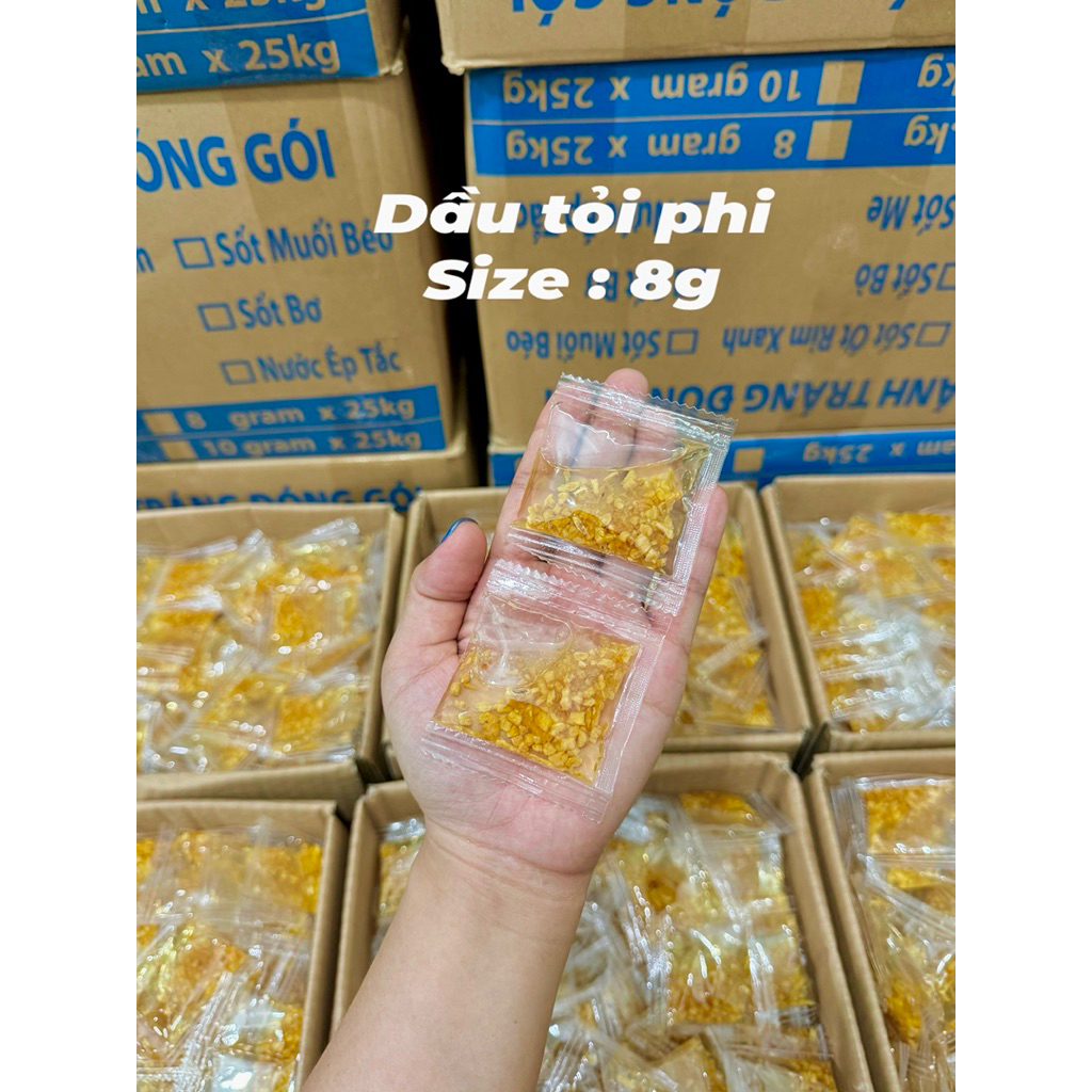 1kg dầu tỏi phi 8 gram ( thẻ 8 gram )
