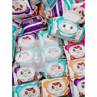 combo 10 gói khăn ướt baby wipes mã 650gr không mùi không cồn an toàn cho mọi làn da giá chỉ 12x freeship