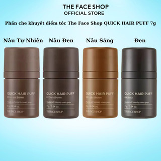   Date 2028  Phấn tóc che hói che khuyết điểm tóc The Face Shop QUICK HAIR PUFF 7g 