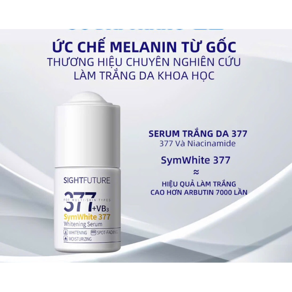 Serum SKYNFUTURE 377 Tinh chất làm trắng và làm sáng da lâu trôi Dưỡng ẩm làm trắng da tự nhiên Chăm