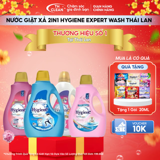   Hàng Xách tay- Nội địa cao cấp  Nước giặt xả 2in1 Hygiene Expert Wash Thái Lan Can nước giặt xả Hygiene 2500-2800ml 