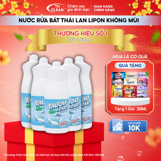  Nước Rửa Bát Thái Lan Lipon Không Mùi An Toàn Cho Làn Da Của Bạn Nước Rửa Chén Thái Lan Chính Hãng 