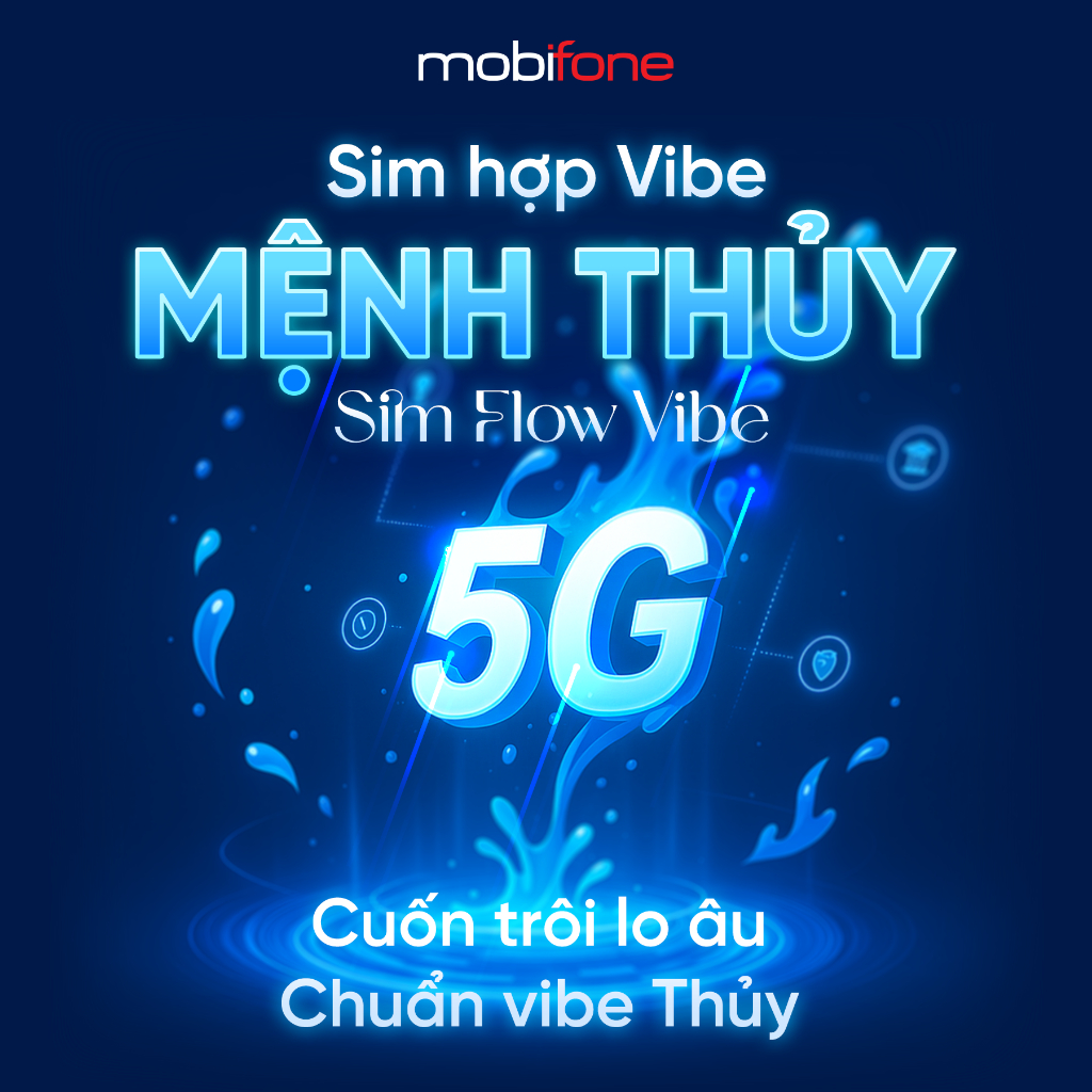 SIM MOBIFONE MỆNH THỦY | CHỌN SỐ ĐẸP THEO DANH SÁCH | KÈM GÓI KC90 SIM 4G 5G MOBIFONE PLUS