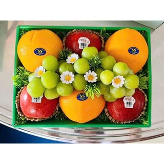 [HỎA TỐC HCM]  Hộp quà trái cây nhập mix các loại hàng tươi mới mỗi ngày biếu tặng