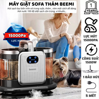  Máy Giặt Hút Bụt Sofa Cầm Tay BEEMI Siêu Sạch Giặt Sấy Đệm Nệm Thảm....Diệt Khuẩn Hơi Nóng 