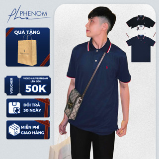  Áo Polo Ralph Lauren Thêu Ngựa Phối Sọc QC Cao Cấp - Vải Cá Sấu Gai Thanh Lịch Sang Trọng - PHENOM 